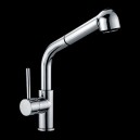 PC1003 ROUND CHROME PULL-OUT SINK MIXER﻿