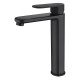 BLACK HIGH RISE BASIN MIXER