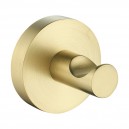 BRUSHED GOLD DOME SINGLE ROBE HOOK