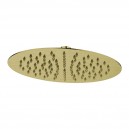 BRUSHED GOLD ROUND 250MM STAINLESS STEEL SHOWER HEAD SH209-250-BG