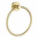 DOME BRUSHED GOLD TOWEL RING ACR113-BG