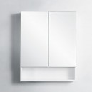 600MM MIRROR SHAVING CABINET WITH ATTACHED STORAGE
