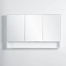 1200MM MIRROR SHAVING CABINET WITH ATTACHED STORAGE