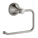 66504BN CLASICO BRUSHED NICKEL TOILET ROLL HOLDER