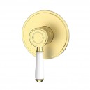 HYB868-301BG CLASICO BRUSHED GOLD WALL MIXER SOLID HANDLE