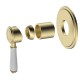 HYB868-301BG CLASICO BRUSHED GOLD WALL MIXER SOLID HANDLE