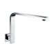 BKS09A ECKIG CHROME GOOSENECK WALL ARM