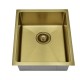 PS340R-BG EDEN BRUSHED GOLD SINGLE BOWL SINK 380X440MM