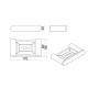 2307-BN BRUSHED NICKEL CULA SOAP TRAY