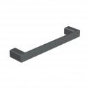 KASTEN BRUSHED GUNMETAL 250MM SINGLE TOWEL RAIL
