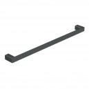 KASTEN BRUSHED GUNMETAL 600MM SINGLE TOWEL RAIL