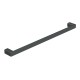 KASTEN BRUSHED GUNMETAL 600MM SINGLE TOWEL RAIL