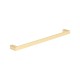 KASTEN BRUSHED GOLD 600MM SINGLE TOWEL RAIL