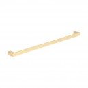 KASTEN BRUSHED GOLD 800MM SINGLE TOWEL RAIL