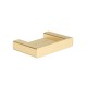 KASTEN BRUSHED GOLD SOAP BASKET