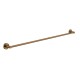 BRUSHED BRONZE DOME 750MM SINGLE TOWEL RAIL