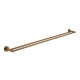BRUSHED BRONZE DOME 750MM DOUBLE TOWEL RAIL