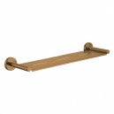 BRUSHED BRONZE DOME METAL SHELF