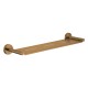 BRUSHED BRONZE DOME METAL SHELF