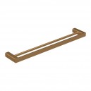 KASTEN BRUSHED BRONZE 600MM DOUBLE TOWEL RAIL