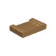 KASTEN BRUSHED BRONZE SOAP BASKET