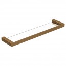KASTEN BRUSHED BRONZE GLASS SHELF