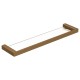 KASTEN BRUSHED BRONZE GLASS SHELF