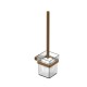 KASTEN BRUSHED BRONZE TOILET BRUSH SET