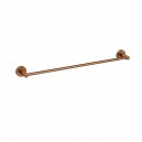 BRUSHED COPPER OTUS SLIMLINE SINGLE TOWEL RAIL 600MM