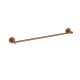 BRUSHED COPPER OTUS SLIMLINE SINGLE TOWEL RAIL 600MM