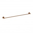BRUSHED COPPER OTUS SLIMLINE SINGLE TOWEL RAIL 900MM