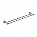 CAMBRIDGE CHROME DOUBLE TOWEL RAIL 600MM