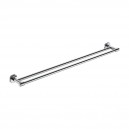 CAMBRIDGE CHROME DOUBLE TOWEL RAIL 800MM