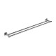 CAMBRIDGE CHROME DOUBLE TOWEL RAIL 800MM