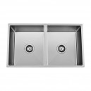 ARCKO LUX DOUBLE BOWL SINK 760x440x230MM
