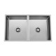 ARCKO LUX DOUBLE BOWL SINK 760x440x230MM