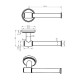 CAMBRIDGE BRUSHED NICKEL TOILET ROLL HOLDER