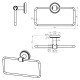CAMBRIDGE BRUSHED NICKEL TOWEL RING