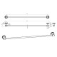 CAMBRIDGE BRUSHED NICKEL SINGLE TOWEL RAIL 800MM