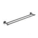 CAMBRIDGE BRUSHED NICKEL DOUBLE TOWEL RAIL 600MM