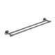 CAMBRIDGE BRUSHED NICKEL DOUBLE TOWEL RAIL 600MM
