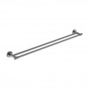 CAMBRIDGE BRUSHED NICKEL DOUBLE TOWEL RAIL 800MM