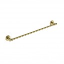 CAMBRIDGE BRUSHED GOLD SINGLE TOWEL RAIL 600MM