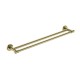 CAMBRIDGE BRUSHED GOLD DOUBLE TOWEL RAIL 600MM