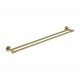 CAMBRIDGE BRUSHED GOLD DOUBLE TOWEL RAIL 800MM