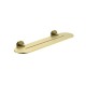 CAMBRIDGE BRUSHED GOLD METAL SHELF