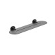 CAMBRIDGE BRUSHED GUN METAL METAL SHELF