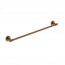 CAMBRIDGE BRUSHED BRONZE SINGLE TOWEL RAIL 600MM